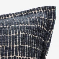 غطاء وسادة ازرق