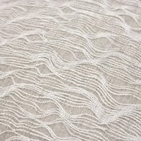 غطاء وسادة رمادي بتطريز متموج مودرن