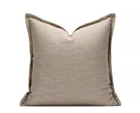غطاء وسادة بيج مودرن