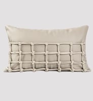 غطاء خدادية جلد بلون رمادي فاخر وتصميم عصري