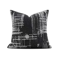 مجموعة أغطية وسائد بني جملي واسود