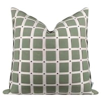 غطاء وساده اخضر مقاس 50x50cm