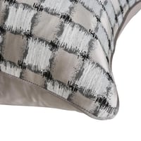 غطاء وساده فضي