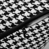 غطاء وساده ابيض و اسود