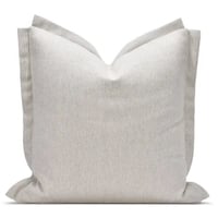 غطاء وسادة رمادي بتطريز متموج مودرن