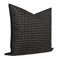 غطاء وسادة اسود انيق