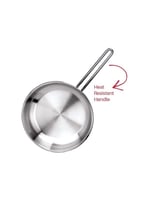 طقم قدور تركي من الستانلس ستيل 18/10- 14 قطعة بتصم...