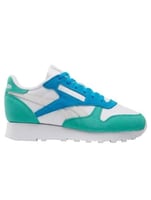 حذاء ريبوك جلد كلاسيك مقاس 42 الون ابيض - اخضر - ر...