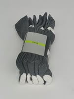 جوارب قطن رجالي 5 أزواج الون رصاصي