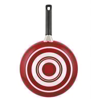 مقلاه كلاسيك برستيج مقاس 24 سم حمراء من الألومنيوم