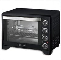 فرن دوتس 60ليتر مع شوايه باب زجاجي بمفصل مع لمبه و...