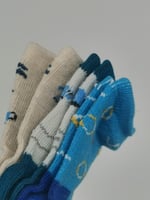 جوارب أطفال 3 أزواج من 12شهر إلى 24شهر