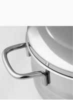 طقم قدور تركي من الستانلس ستيل 18/10- 14 قطعة بتصم...