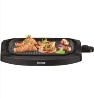 شواية كهربائية بدون دخان من تيفال مع غطاء، بلاستيك...
