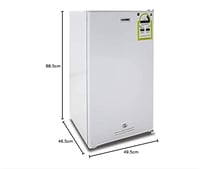 ثلاجه KMC 3 قدم اللون ابيض