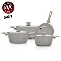 قدور جرانيت MisterCook رمادي 7 قطع 340-ZK-MC/4107