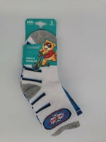 جوارب أطفال 3 أزواج من 4 إلى 6 سنين