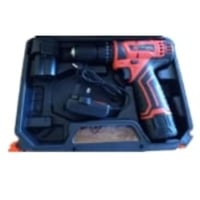 دريل شاحن مع شاكوش بشنطه مع 2 بطاريه واكسسوارات 12...