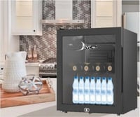 ثلاجة صغيرة GVRG-75 من جي في سي برو، سعة 50 لتر، ل...