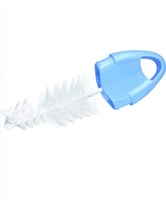 فرشاة زجاجة وحلمة 2 في 1 من نوك (قد تختلف الألوان