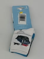 جوارب أطفال 3 أزواج من 12شهر إلى 24شهر