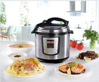 قدر ضغط كهربائي سعة 10 لتر مقاوم للالتصاق 1400 واط...