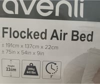 سرير هوائي دبل يتحمل 200KG