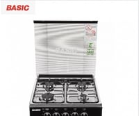 بيسك فرن غاز 4 شعلة, 55*55 سم, امان كامل, شواية, ا...