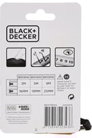 شريط قياس قصير من بلاك + ديكر بطول 3 × 25 ملم، بلو...