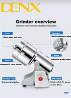 مطحنة الحبوب والبهارات الكهربائية 3000 واط 800 جرا...