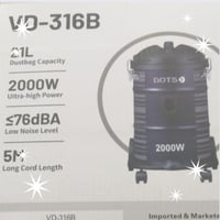 مكنسة برميل دوتس جاف رطب 21 لتر 2000 واط كيبل 5 مت...