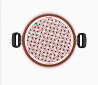 قدر تيفال فرنسي تيمبو 28 سم مع غطاء ، باللون احمر،