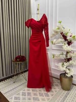 فستان سهره باربي احمر