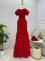 فستان سهره احمر