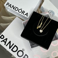 سلسال قلب ذهبي بندورا فضه عيار 925