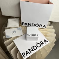 خاتم فضي قلب وردي بندورا فضه عيار ٩٢٥