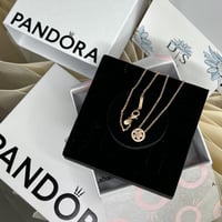 سلسال نجمه ورديه روز قولد بندورا فضه عيار 925