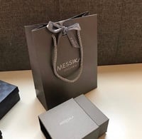 سلسال ذهبي ميسيكا فضه عيار 925