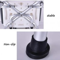 كرسي ترويش بدون ظهر ألمنيوم