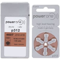 بطاريات لأجهزة المساعدة على السمع (P312)