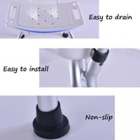 كرسي ترويش بدون ظهر ألمنيوم