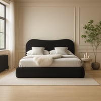 سرير رويال بوكليه - أوف وايت