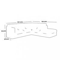 كنبة ديانا - بـ 4 الوان متاحه