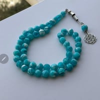 مسباح بكلايت تركواز مخلوط