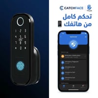 Catchface قفل باب ذكي ببصمة مقاوم للصدأ TTLock