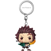 Funko Keychain Anime Demon Slayer Tanjiro Sun Brea...