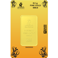 سبيكه خام الوطن | وزن 31.1 جرام | عيار 24