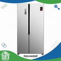 أرو ثلاجة و فريزر جانبيين 18.4 قدم مكعب ستيل, RO2-...