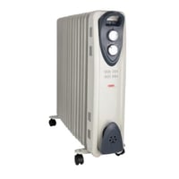 هام دفاية زيت كهربائية 13 ريشة - 2500 واط - أبيض -...