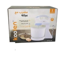 مضرب مع عجانة 150واط ابيض/ازرق KOOLEN